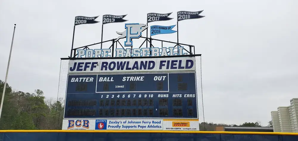 After - Baseball Field Sign