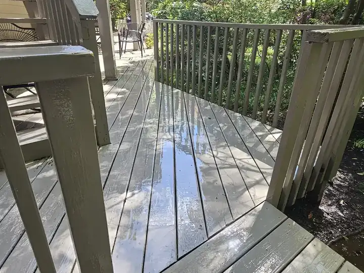 After - Deck Cleaning