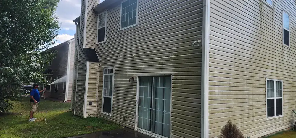 Before - Siding Cleaning