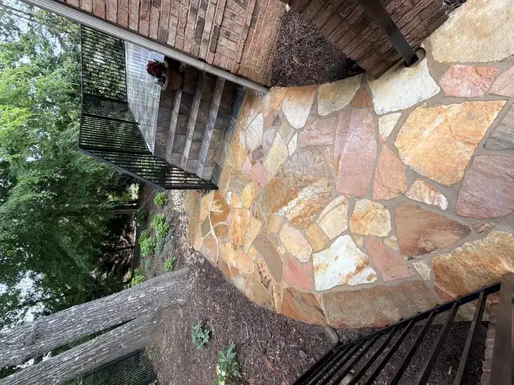 Wood deck, driveway, and concrete sidewalk and patio cleaning in Duluth, GA