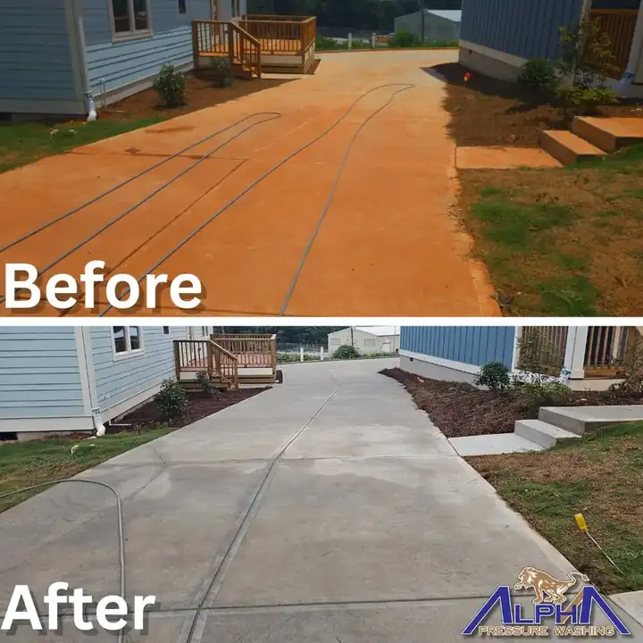 New construction wash and driveway cleaning in Atlanta, GA